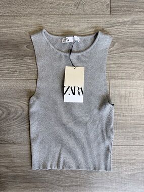 ZARA Shimmer Tank Top